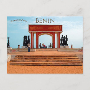 De deur van No Return Ouidah Benin Briefkaart