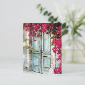 De deur voor de katoendeur briefkaart (Staand voorkant)