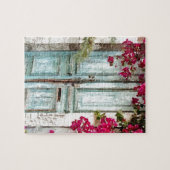 De deur voor de katoendeur legpuzzel (Horizontaal)