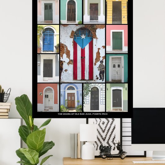 De deuren van het oude San Juan 2 Poster (Thuiskantoor)