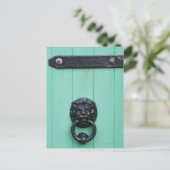 De deurklopper van de Gardner Briefkaart (Staand voorkant)