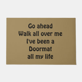 De deurmat-lamp deurmat