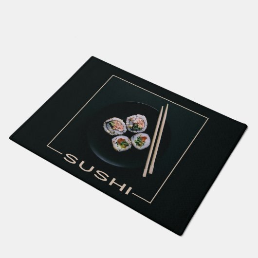 De deurmat van sushi (Schuin)
