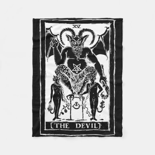 De Devil Blanket Fleece Deken (Voorkant)