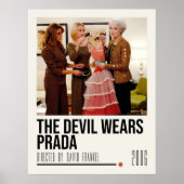 De Devil draagt de film Prada Poster (Voorkant)