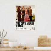 De Devil draagt de film Prada Poster (Keuken)