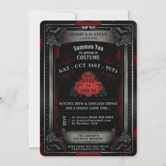 De Devil Joker Halloween-spelkaart Kaart (Achterkant)