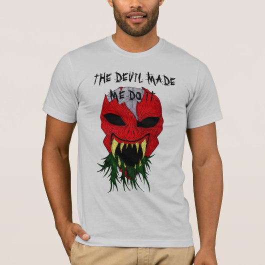 DE DEVIL MAAKTE ME HET T-SHIRT TE DOEN (Voorkant)