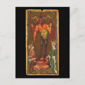 De Devil Tarot-kaart Briefkaart (Voorkant)