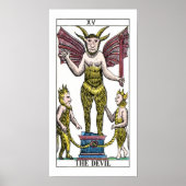 De Devil Tarot-kaart Poster (Voorkant)