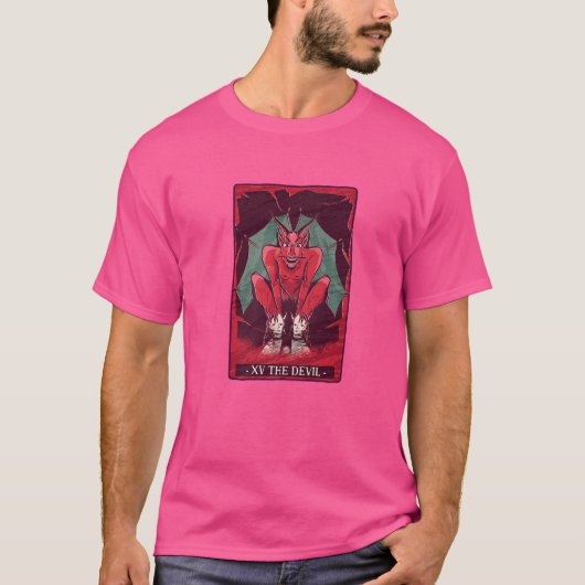 De Devil Tarot-kaart T-shirt (Voorkant)