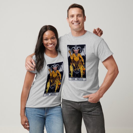 De Devil Tarot-kaart T-shirt (Unisex)