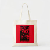 De Devil Tarot-kaart Tote Bag (Voorkant)