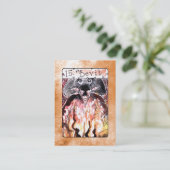 De Devil Tarot-kaart Visitekaartje (Staand voorkant)