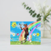 De Devil's eigen privé-HECK Briefkaart (Staand voorkant)