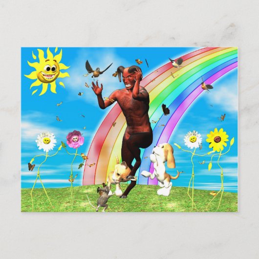 De Devil's eigen privé-HECK Briefkaart (Voorkant)