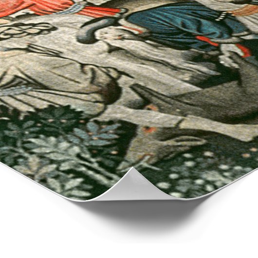 De Devonshire Hunting Tapestries Poster (Hoek)