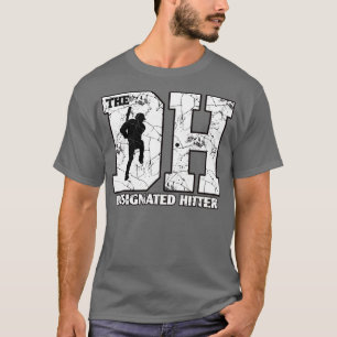 De DH honkbal aangewezen Hitter honkbal softbal T-shirt