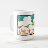 De Diablo-Mok voor  Logo opslaan Koffiemok (Voorkant links)