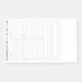 De diagnosticus moet een tikkende opmerking maken post-it® notes (Voorkant)
