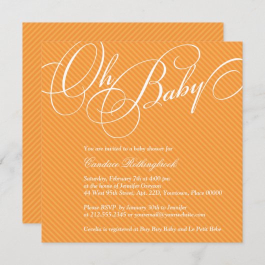 De Diagonalen van het manuscript in de Uitnodiging (Voorkant / Achterkant)