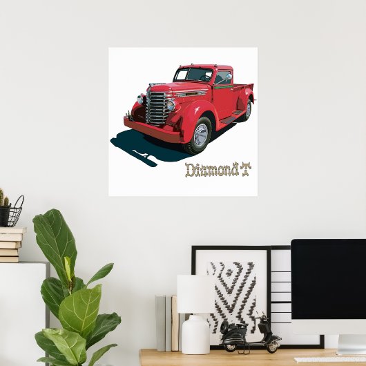 De diamant T 201 Poster (Thuiskantoor)