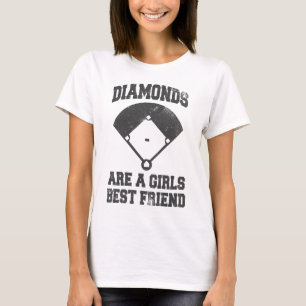 De diamanten zijn de Beste Vriend van een Meisje T-shirt