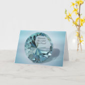 de diamanten zijn een meisjes beste vriend kaart (Gele Bloem)