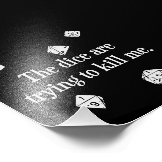 De Dice probeert me te doden Foto Afdruk (Hoek)