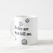 De Dice probeert me te doden Koffiemok (Voorkant links)