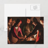 De Dice-spelers Briefkaart (Voorkant / Achterkant)