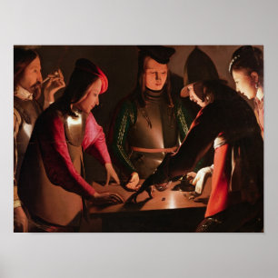 De Dice-spelers Poster