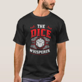 De Dice Whisperer Pen en het papieren tablet Rpg s T-shirt (Voorkant)