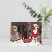 De dicegame briefkaart (Staand voorkant)