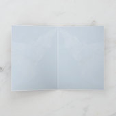 (De dichte) Engel van het kristal Feestdagen Kaart (Binnen)