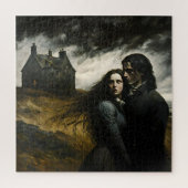 De dichte Hoogten, Emily Bronte Gothic Literature Legpuzzel (Verticaal)