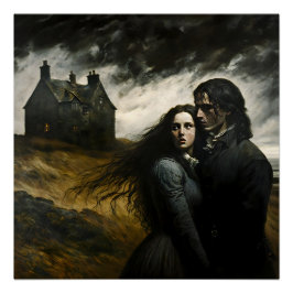 De dichte Hoogten, Emily Bronte Gothic Literature Perfect Poster