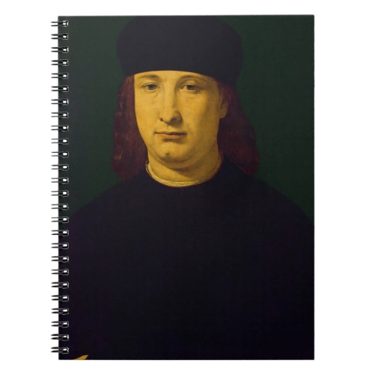 De dichter Casio, c.1495-1500 (olieverf op paneel) Notitieboek (Voorkant)