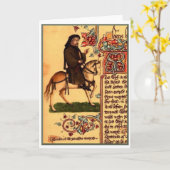 De dichter Chaucer, Ellesmere Manuscript, circa Kaart (Gele Bloem)