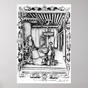 De dichter George Gascoigne Poster