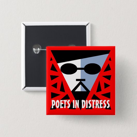 DE DICHTERS IN DE PAPA VAN DE NOOD KOELEN BUTTON (Voorkant /achterkant)