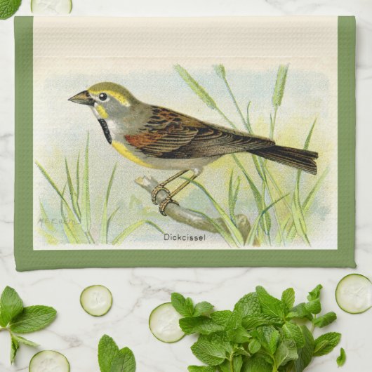 De Dicki Bird Kitchen Towel Theedoek (Gevouwen)