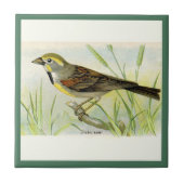 De Dickissel Bird Keramische Tegel Tegeltje (Voorkant)