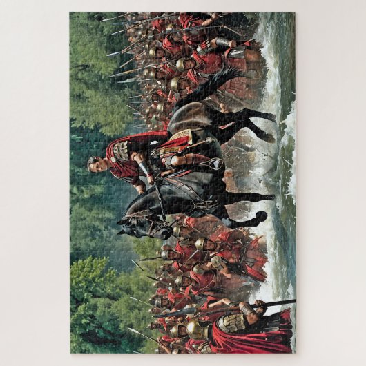 "De Die is Cast: Caesar's Rubicon Challenge" Legpuzzel (Verticaal)