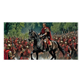 "De Die is Cast: Caesar's Rubicon Challenge" Perfect Poster