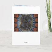 De Dief van het hart Feestdagen Kaart (Achterkant)