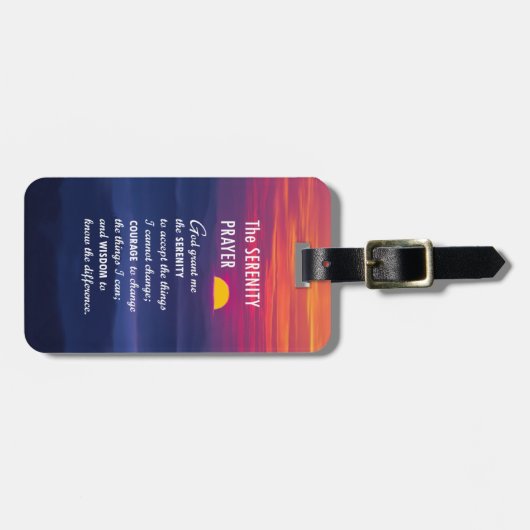 De dienst Prayer 2 Bagagelabel (Voorkant horizontaal)