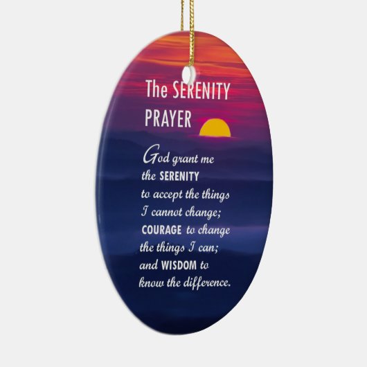 De dienst Prayer 2 Keramisch Ornament (Rechts)