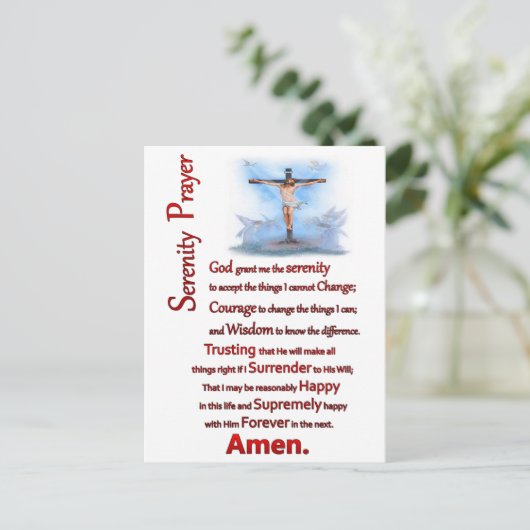 De dienst Prayer R.C Briefkaart (Staand voorkant)