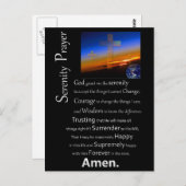 De dienst preekt in de ruimte briefkaart (Voorkant / Achterkant)